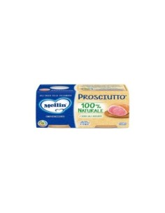 Mellin Omogeneizzato Prosciutto 4 Mesi - 2 x 80 gr - Spedizione gratuita consegnata in EUROPA e UK