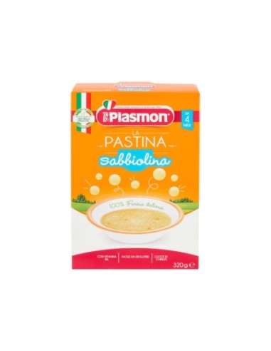 Plasmon La Semoule Sabbiolina 4 Mois - 300 gr - Livraison gratuite en EUROPE et au Royaume-Uni