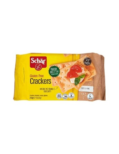 Schar Crackers Sans Gluten - 210 gr - Livraison gratuite en EUROPE et au Royaume-Uni