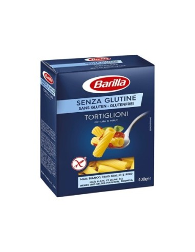 Barilla Tortiglioni Senza Glutine - 400 gr - Free shipping delivered to EUROPE and UK