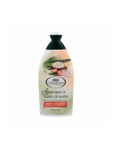 L'Angelica Gel douche nourrissant Aloe Vera et Karite - 450 ml - Livraison gratuite en EUROPE et au Royaume-Uni