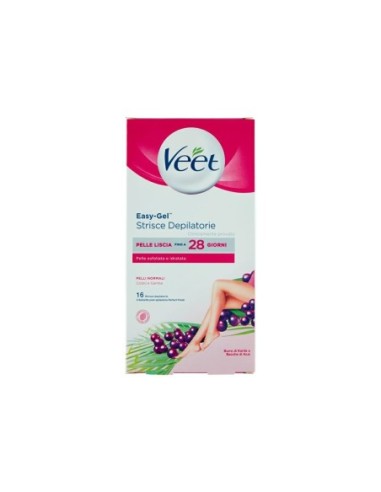 Veet Bandes de Cire Dépilatoire Jambes - 12 pz - Livraison gratuite en EUROPE et au Royaume-Uni