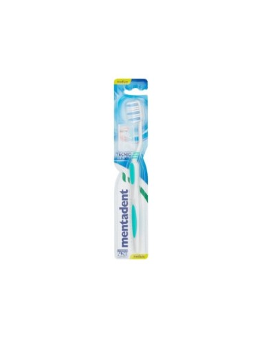 Mentadent toothbrush Tecnic Clean Medium - 1 pz - Free shipping delivered to EUROPE and UK