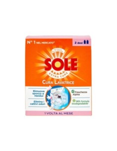 Sole Wasmachineonderhoud - 2 x 250 ml - Gratis verzending naar Europa en Groot-Brittannië