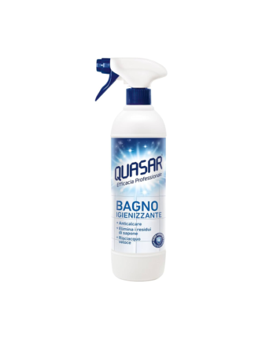 Quasar Anti-limescale Sanitizing Bathroom Spray - 580 ml - Free shipping delivered to EUROPE and UK