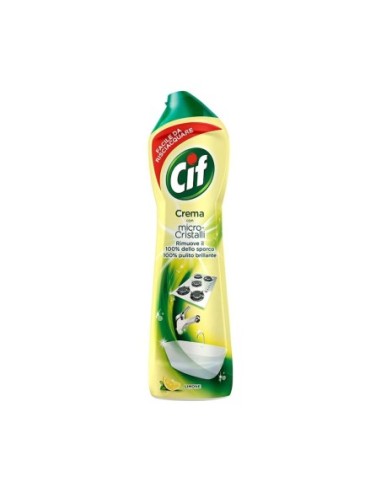 Cif Crema Microcristalli Limone - 500 ml - Gratis verzending naar Europa en Groot-Brittannië