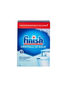 Finish Dishwasher Salt Crystals - 1 kg - Free shipping delivered to EUROPE and UK