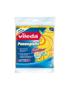 Vileda Chiffon Jaune avec Odor Stop - 3 pièces - Livraison gratuite en EUROPE et au Royaume-Uni