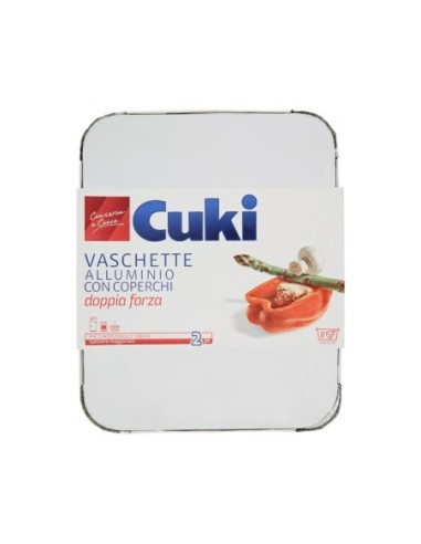 Cuki Vaschette Caldo-Gelo 8 Porzioni - 2 pz - Free shipping delivered to EUROPE and UK