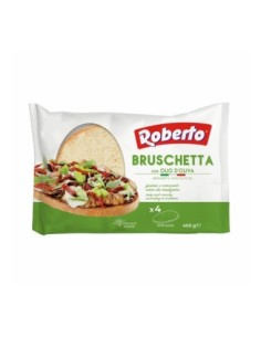 Roberto Brood Bruschetta met olijfolie - 400g - Gratis verzending naar Europa en Groot-Brittannië