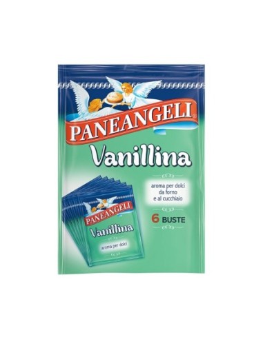 Paneangeli Vanillin 6 Sachets - 3g - Free shipping delivered to EUROPE and UK