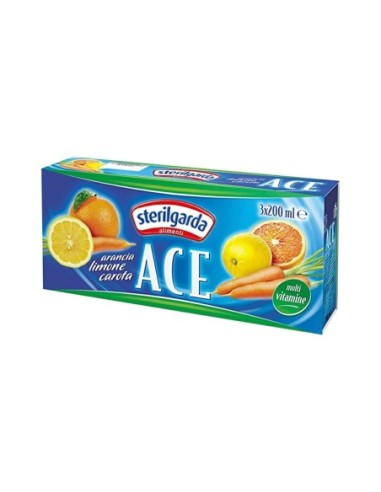 Sterilgarda Fruit Juice Ace - 3 x 200ml - Free shipping delivered to EUROPE and UK