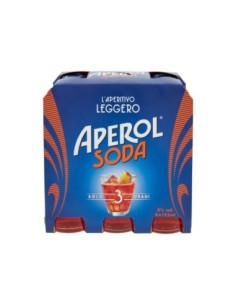 Aperol Soda - 6 x 12.5cl - Free shipping delivered to EUROPE and UK