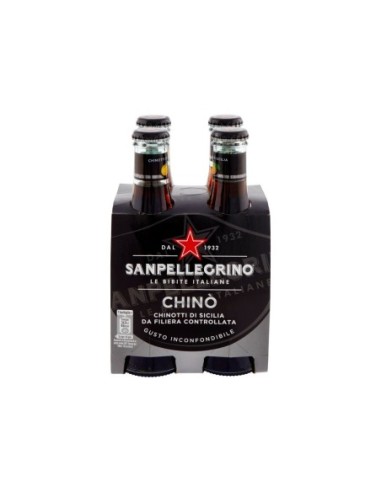 San Pellegrino Chinò - 4 x 20 cl - Gratis verzending naar Europa en Groot-Brittannië