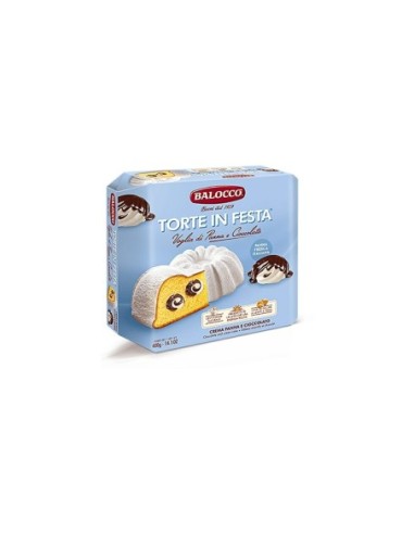 Balocco Party Cakes Room en Chocolade - 400 g - Gratis verzending naar Europa en Groot-Brittannië