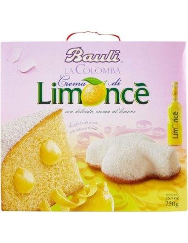 Bauli Colomba Limoncè - 750 gr - Free shipping delivered to EUROPE and UK