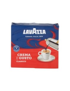 Lavazza Caffe Macinato Crema e Gusto - 2 x 250 gr - Spedizione gratuita consegnata in EUROPA e UK