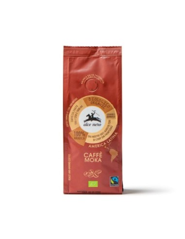 Alce Nero Café moulu biologique Arabica - 250 gr - Livraison gratuite en EUROPE et au Royaume-Uni