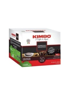 Kimbo Café Napoli - 50 Dosettes - Livraison gratuite en EUROPE et au Royaume-Uni