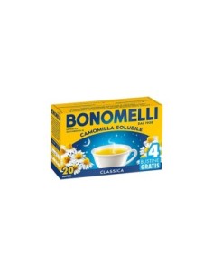 Bonomelli Soluble Chamomile - 20 sachets - Free shipping delivered to EUROPE and UK