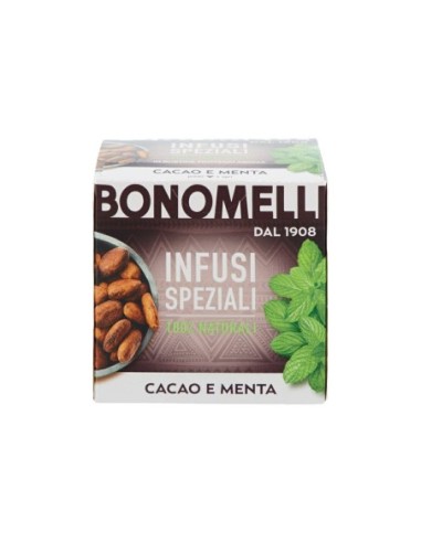 Bonomelli Infusi Speciali Cacao e Menta - 10 Filtri - Spedizione gratuita consegnata in EUROPA e UK