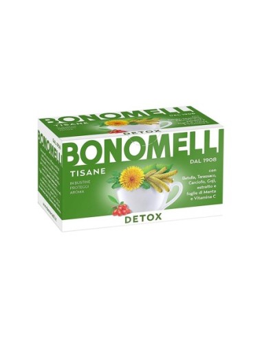 Bonomelli Detox Herbal Tea - 16 Filters - Free shipping delivered to EUROPE and UK