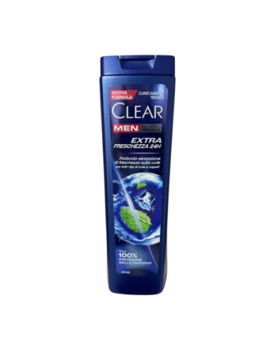 Clear Men Anti-Roos Shampoo met Menthol - 225 ml - Gratis verzending naar Europa en Groot-Brittannië