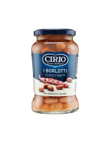 Cirio Italian Borlotti Beans - 370 gr - Free shipping delivered to EUROPE and UK