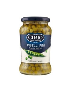 Cirio Fine Italian Peas - 360 gr - Free shipping delivered to EUROPE and UK