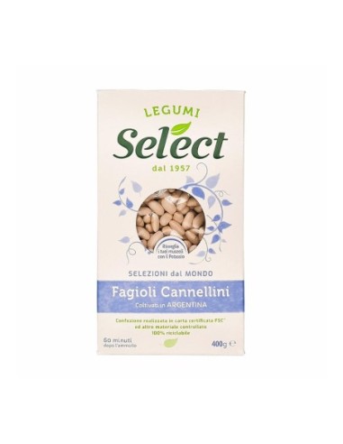 Select Fagioli Cannellini Secchi - 400 gr - Spedizione gratuita consegnata in EUROPA e UK