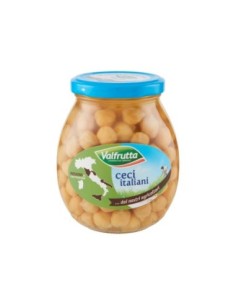 Valfrutta Italian Chickpeas - 360 gr - Free shipping delivered to EUROPE and UK