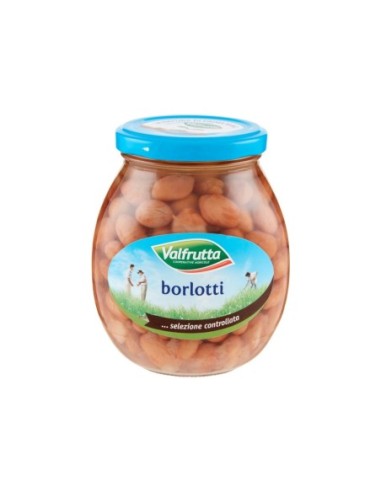 Valfrutta Italian Borlotti Beans - 360 gr - Free shipping delivered to EUROPE and UK