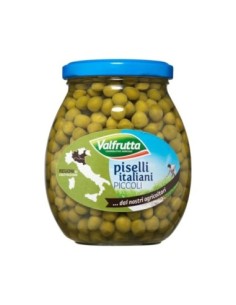 Valfrutta Italian Medium Peas - 360 gr - Free shipping delivered to EUROPE and UK