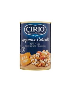 Cirio Legumes and Cereals Barley and Spelt - 400 gr - Free shipping delivered to EUROPE and UK