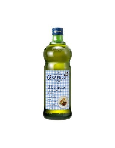 Carapelli Huile d'Olive Extra Vierge Le Délicat - 1 L - Livraison gratuite en EUROPE et au Royaume-Uni