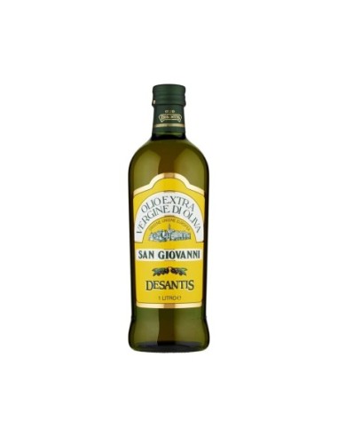 De Santis Olio Extra Vergine d'Oliva San Giovanni - 1 L - Spedizione gratuita consegnata in EUROPA e UK