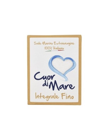 Cuor di Mare Sale Marino Integrale Fino - 1 Kg - Spedizione gratuita consegnata in EUROPA e UK