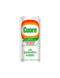 Cuore Iodized Low Sodium Salt - 180 gr - Free shipping delivered to EUROPE and UK