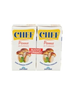 Parmalat Chef Porcini Mushroom Cream - 2 x 125 ml - Free shipping delivered to EUROPE and UK