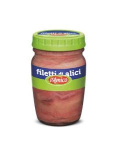 D'Amico Filetti di Alici - 80 gr - Kostenloser Versand nach Europa und Großbritannien