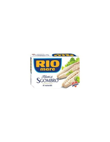 Rio Mare Filetti Sgombro al Naturale - 125 gr - Free shipping delivered to EUROPE and UK