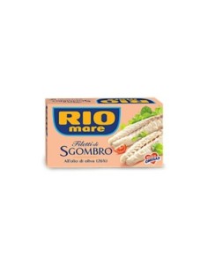 Rio Mare Filetti Sgombro Olio d'Oliva - 125 gr - Free shipping delivered to EUROPE and UK