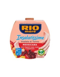 Rio Mare Insalatissime Messicana e Tonno - 160 gr - Spedizione gratuita consegnata in EUROPA e UK