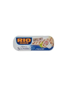 Rio Mare Grilled Mackerel in Natural - 120 gr - Free shipping delivered to EUROPE and UK