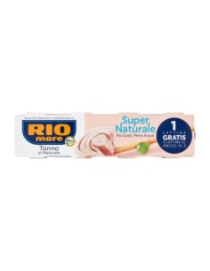 Rio Mare Tonno Super Naturale - 4 x 56 gr - Spedizione gratuita consegnata in EUROPA e UK