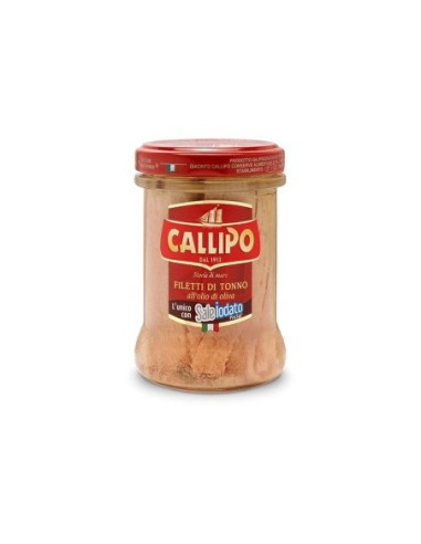 Callipo Tuna Fillets in Olive Oil - 170 gr - Free shipping delivered to EUROPE and UK