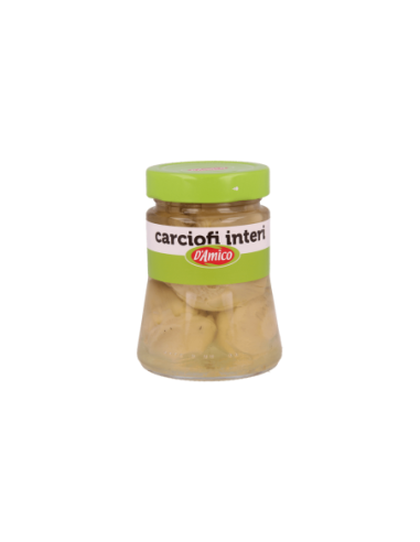 D'Amico Artichoke Hearts in Oil - 280 gr - Free shipping delivered to EUROPE and UK