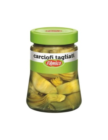 D'Amico Carciofi Tagliati sott'olio - 280 gr - Spedizione gratuita consegnata in EUROPA e UK