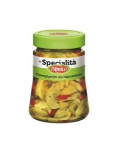 D'Amico Champignons Champignon Napolitaanse Stijl Specialiteit - 280gr - Gratis verzending naar Europa en Groot-Brittannië