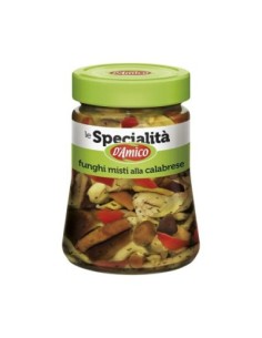 D'Amico Funghi Misti alla Calabrese Specialità - 280 gr - Spedizione gratuita consegnata in EUROPA e UK